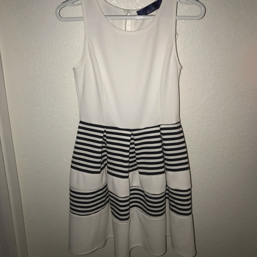 Tank Top White Striped Dress
